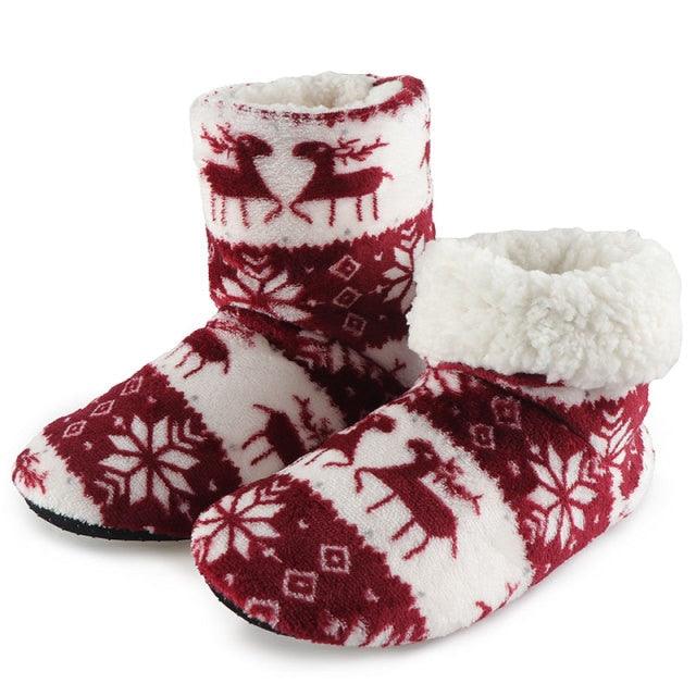Zapatillas de Invierno de Piel Sintética de Lujo para Mujeres