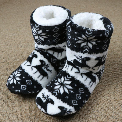 Luxury Faux Fur Winter Slippers for Women