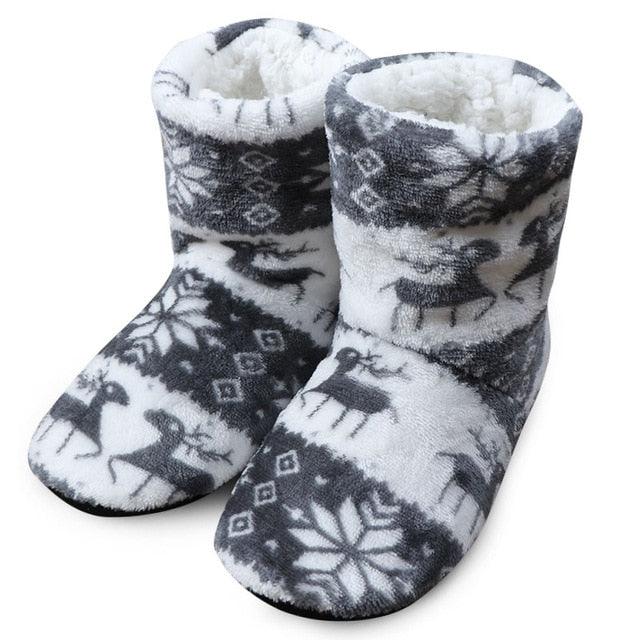 Zapatillas de Invierno de Piel Sintética de Lujo para Mujeres