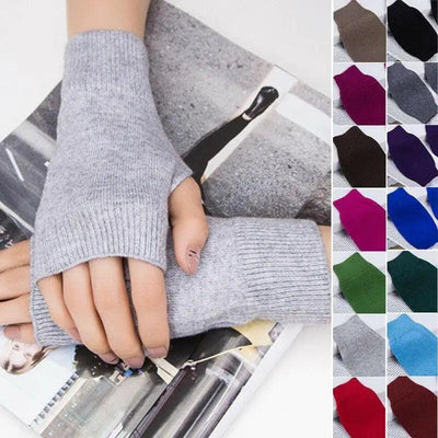 Stylish Fingerless Winter Gloves for Women