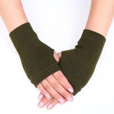 Stylish Fingerless Winter Gloves for Women