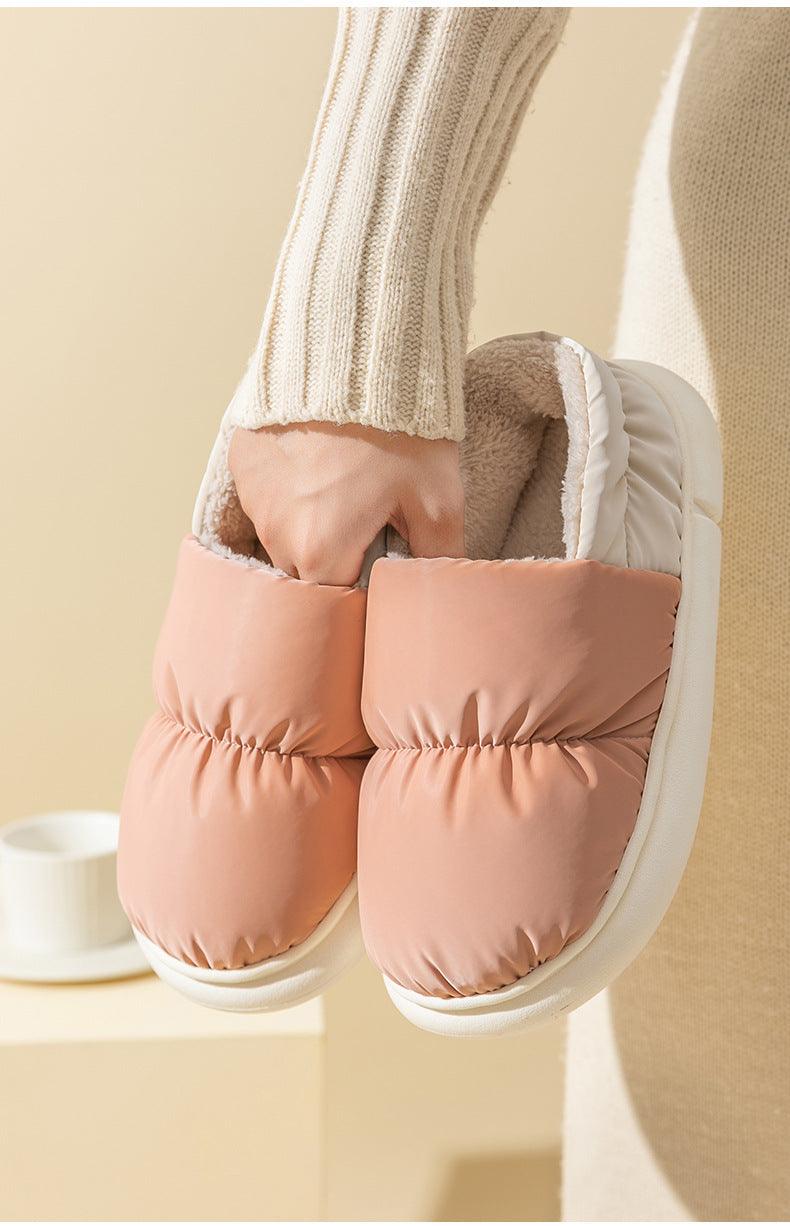 Cozy Winter Fur Slippers for Men and Women