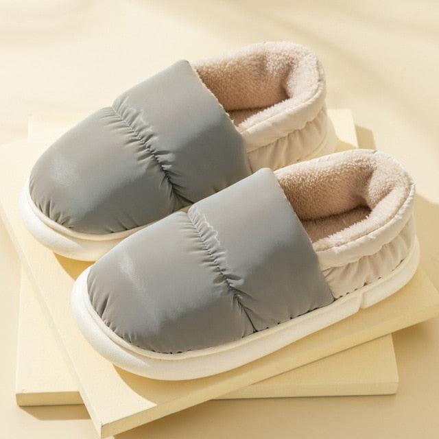 Cozy Winter Fur Slippers for Men and Women