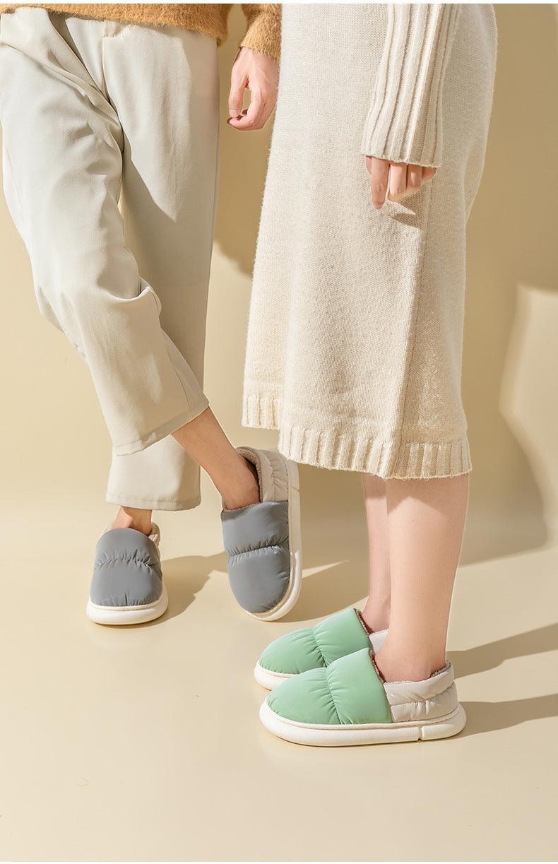 Cozy Winter Fur Slippers for Men and Women