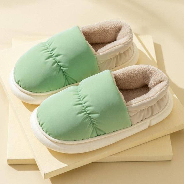 Cozy Winter Fur Slippers for Men and Women