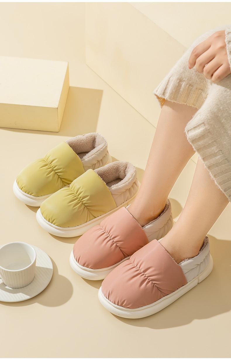 Cozy Winter Fur Slippers for Men and Women
