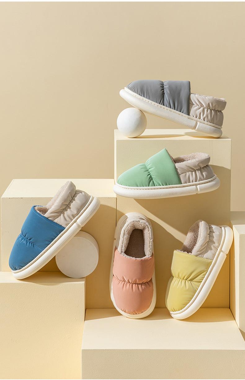 Cozy Winter Fur Slippers for Men and Women