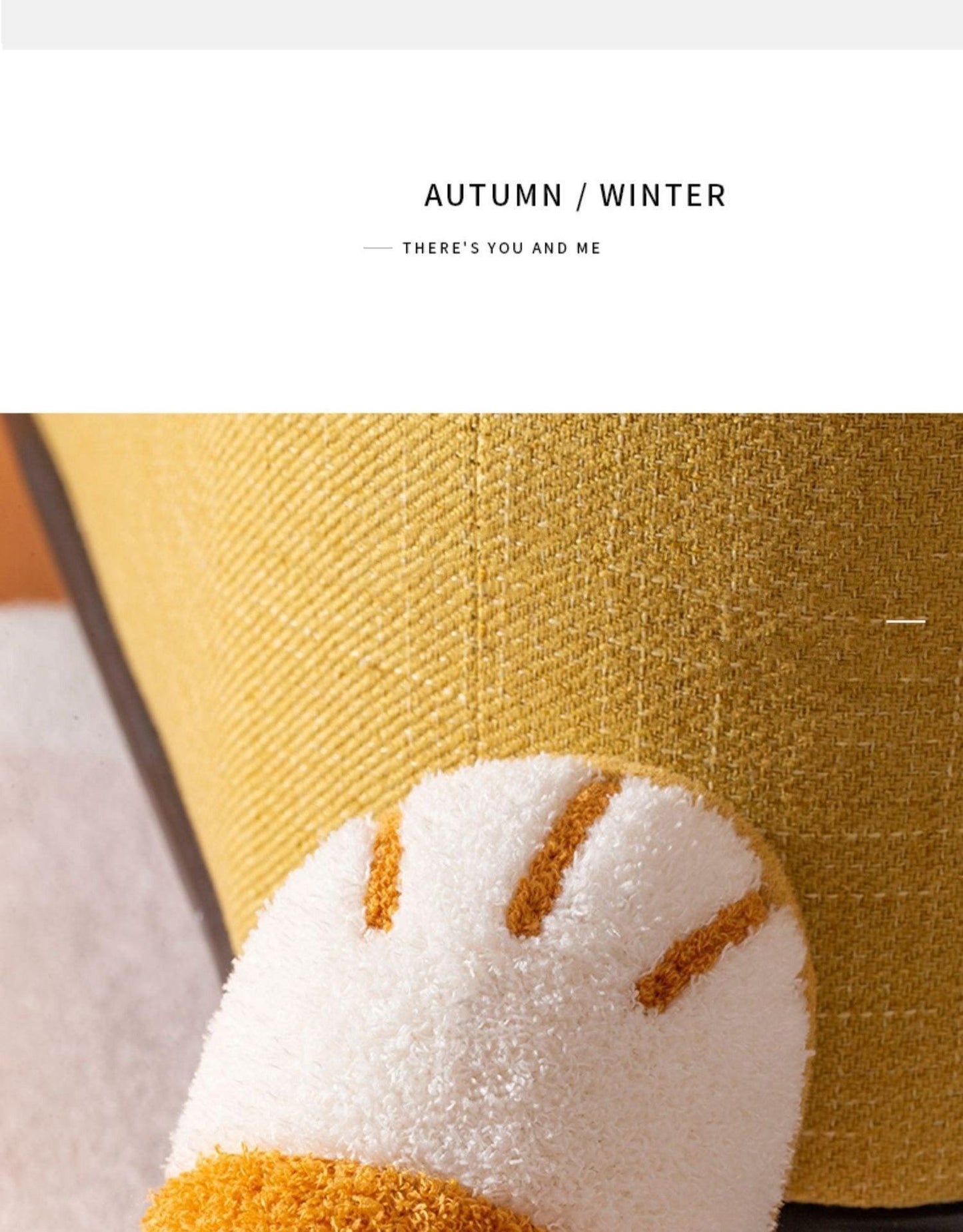 Cute Cat Paw Women's Furry Slides - Cozy Indoor Slippers