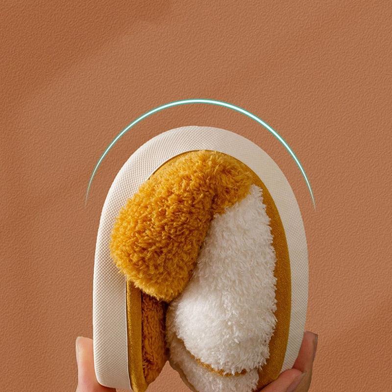 Cute Cat Paw Women's Furry Slides - Cozy Indoor Slippers