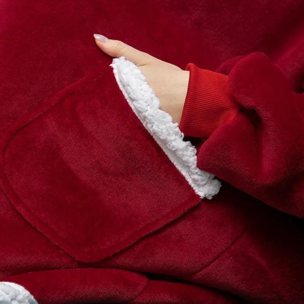 Sudadera con Capucha de Manta Grande y Acogedora para Mujeres