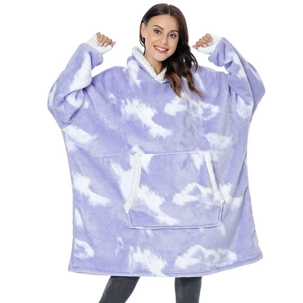 Sudadera con Capucha de Manta Grande y Acogedora para Mujeres