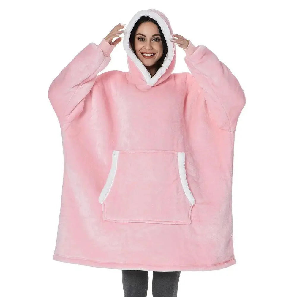 Sudadera con Capucha de Manta Grande y Acogedora para Mujeres