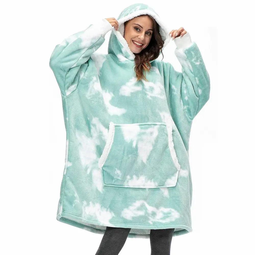 Sudadera con Capucha de Manta Grande y Acogedora para Mujeres