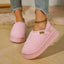 Winter Platform Boots Vintage Fashion Women's Snow Warm Suede Warm Inner Plush Fashion Thick Bottom Women's Flat Bottom Boots - Korvel