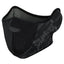 Cagoule thermique d'hiver - Masque demi-visage en polaire et chauffe-nuque