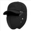 Winter Thermal Black Hat with Ear Protection