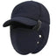 Winter Thermal Black Hat with Ear Protection