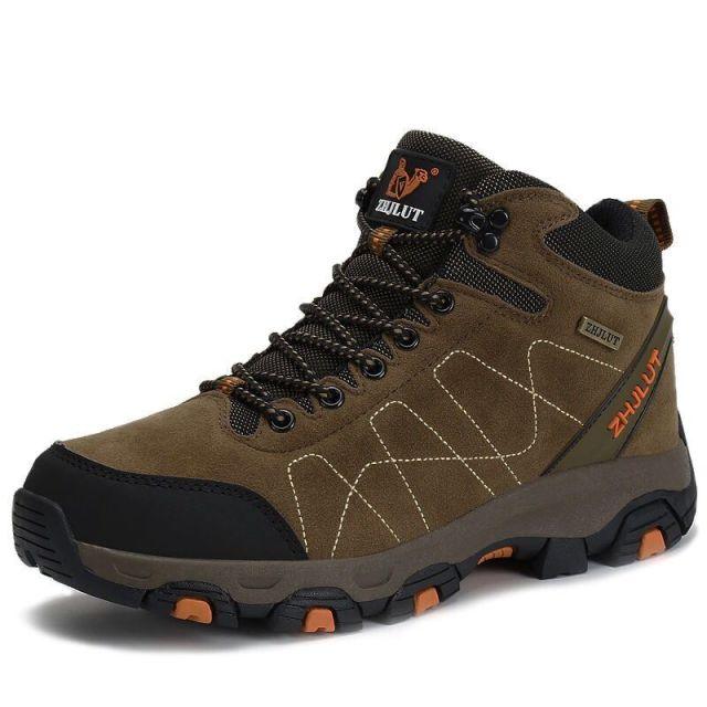 Bottes de sport d'hiver pour hommes - Bottines de randonnée et décontractées antidérapantes