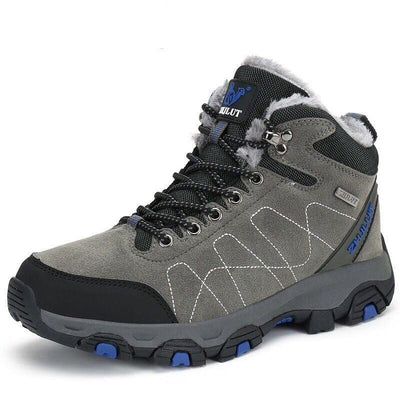 Bottes de sport d'hiver pour hommes - Bottines de randonnée et décontractées antidérapantes