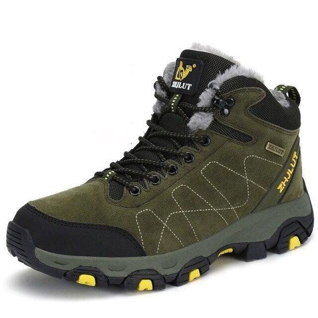 Bottes de sport d'hiver pour hommes - Bottines de randonnée et décontractées antidérapantes
