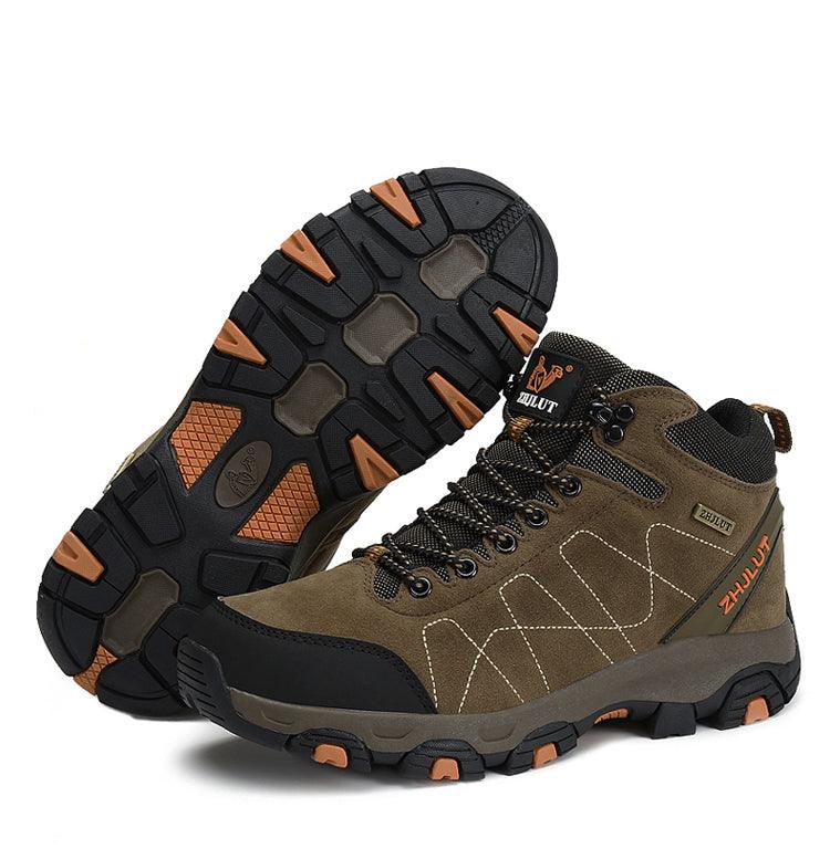 Bottes de sport d'hiver pour hommes - Bottines de randonnée et décontractées antidérapantes