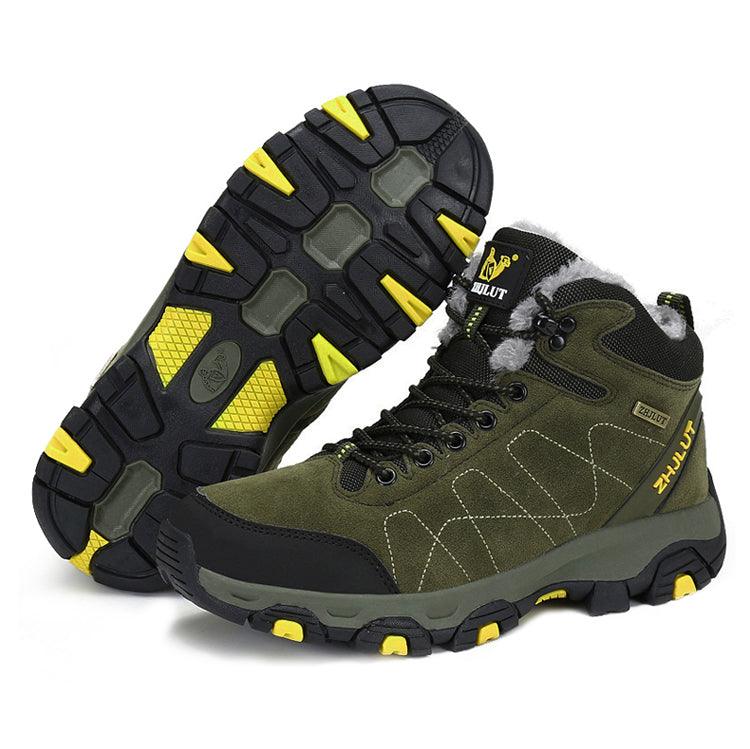 Bottes de sport d'hiver pour hommes - Bottines de randonnée et décontractées antidérapantes