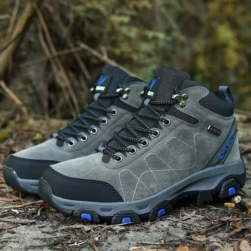 Bottes de sport d'hiver pour hommes - Bottines de randonnée et décontractées antidérapantes
