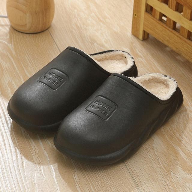 Cozy Winter Waterproof Plush Slippers for Women