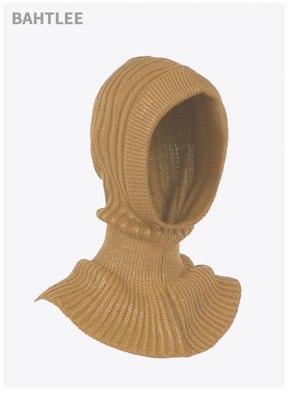 Balaclava de Invierno Premium para Mujeres - Bufanda de Cuello de Lana Tejida