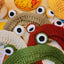 Gorro de lana tejido de rana linda para niños - Accesorio de invierno