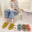 Cozy Faux Fur Winter Slippers for Women - Stylish Open Toe Home Slides - Korvel