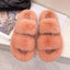 Cozy Faux Fur Winter Slippers for Women - Stylish Open Toe Home Slides - Korvel
