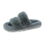 Cozy Faux Fur Winter Slippers for Women - Stylish Open Toe Home Slides - Korvel