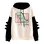 Cute Dinosaur Print Oversized Hoodie for Women - Stylish Pullover Sweatshirt - Korvel