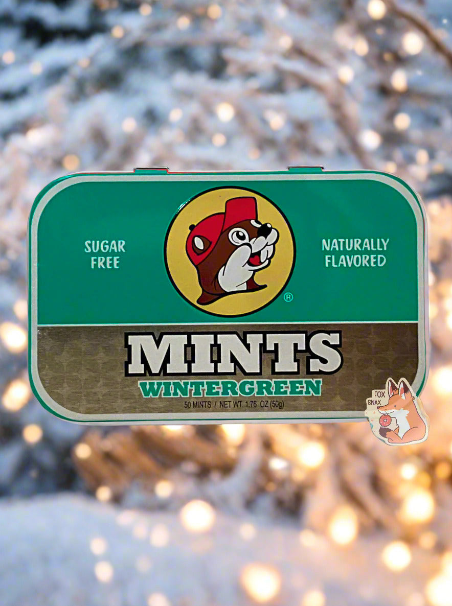 Buc-ee's Wintergreen Mints - Sugar-Free Refreshment