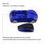 Wireless Sports Car USB Mouse - Ergonomic Design for Gaming & Office