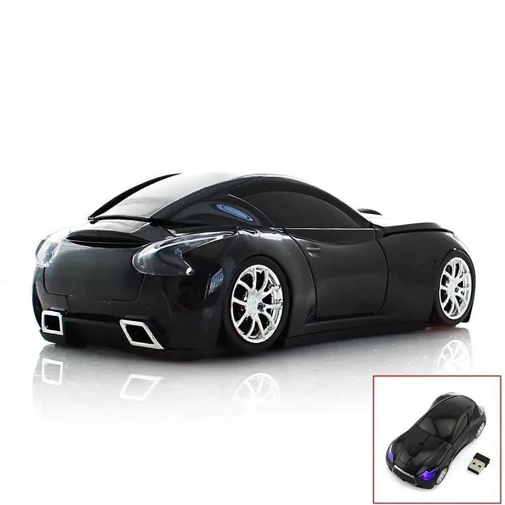 Wireless Sports Car USB Mouse - Ergonomic Design for Gaming & Office
