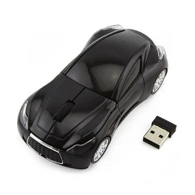 Wireless Sports Car USB Mouse - Ergonomic Design for Gaming & Office
