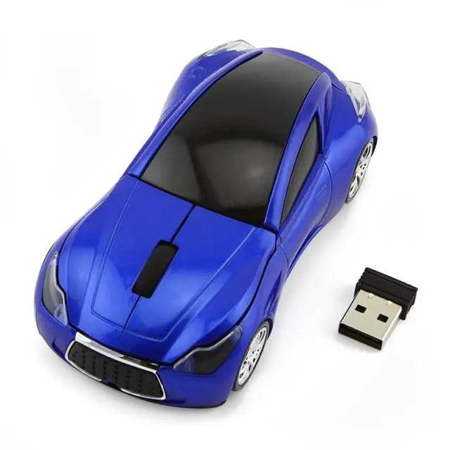 Wireless Sports Car USB Mouse - Ergonomic Design for Gaming & Office