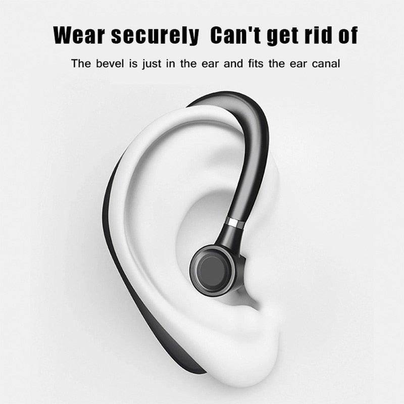 Écouteurs sans fil Bluetooth Earhook STEVVEX - Son et confort premium