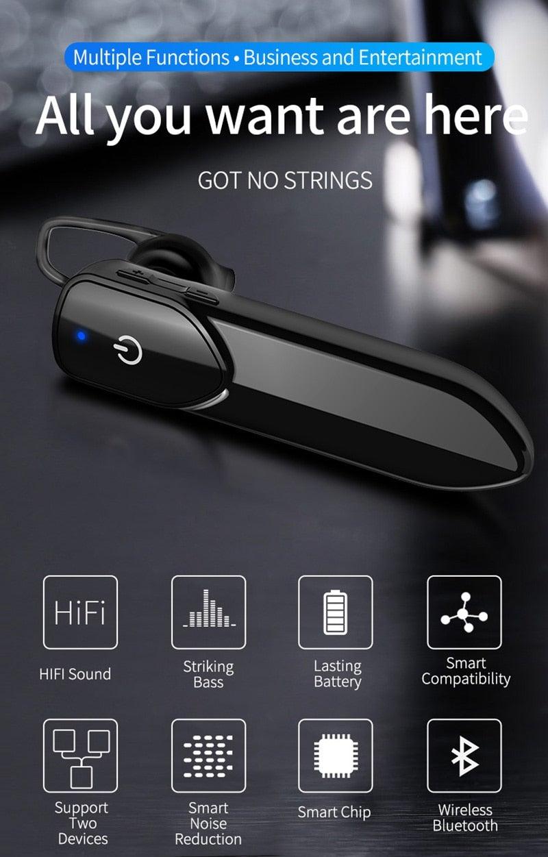 Premium Wireless Bluetooth Earbuds with Long Battery Life and Waterproof Design - Korvel