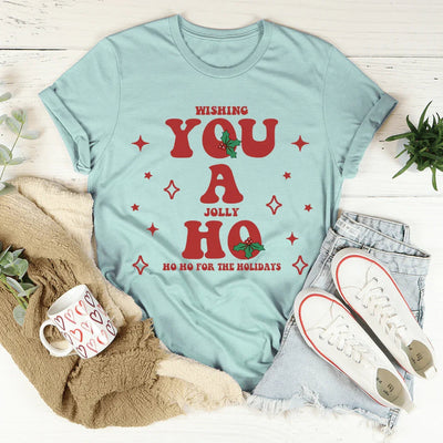 Jolly Ho Ho Ho Holiday Tee