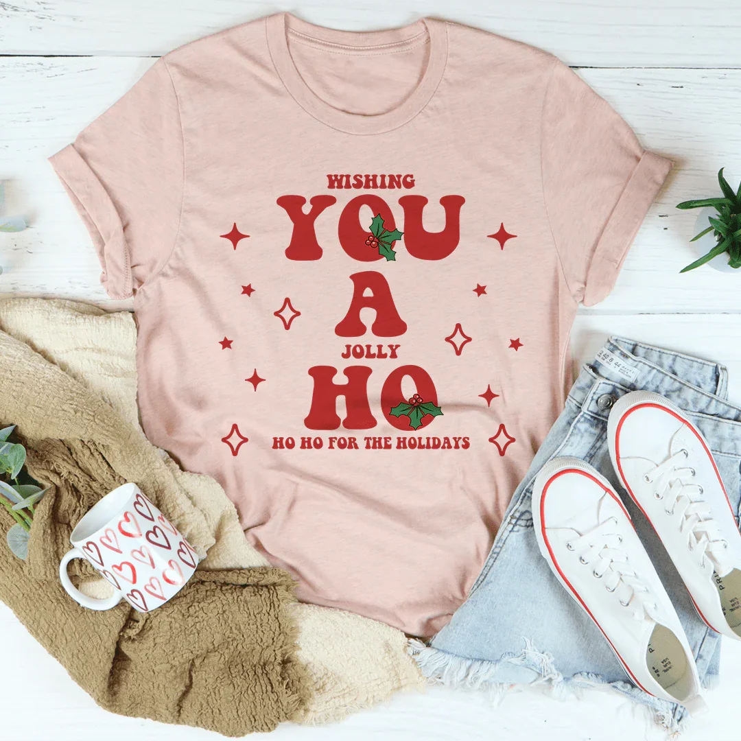 Jolly Ho Ho Ho Holiday Tee