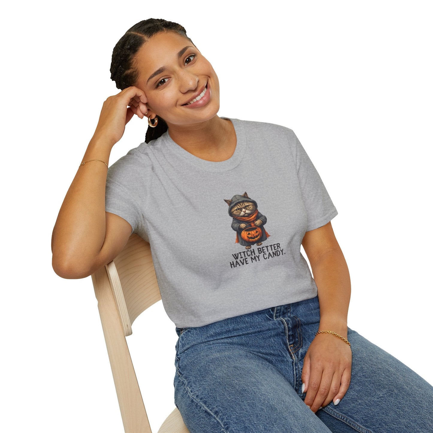 T-shirt Sorcière Mieux Avoir Mon Bonbon
