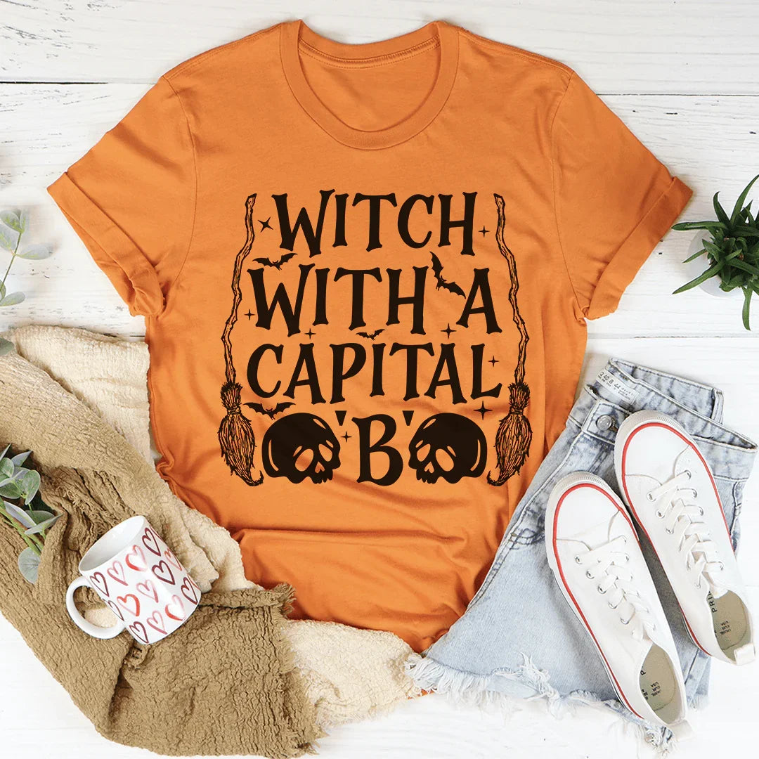 Witch With A Capital B Tee - Korvel