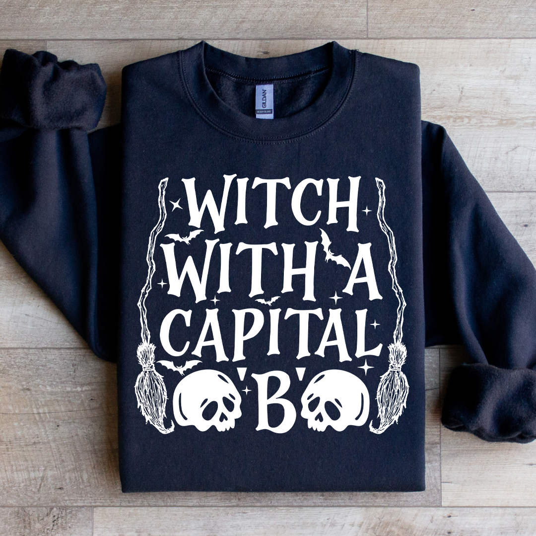 Bruja Con B Mayúscula Sudadera