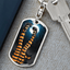 Witchy Cat Lady Legs Keychain