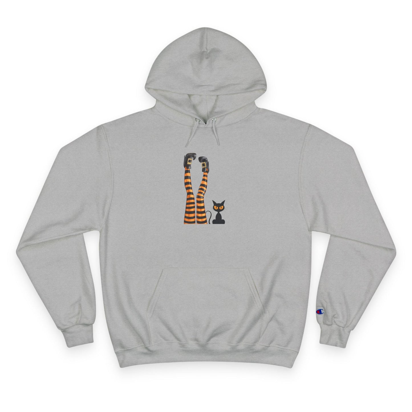 Sudadera con capucha de piernas de dama gato hechicera
