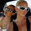 Gafas de sol Y2K Sports Punk para hombres y mujeres