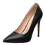 MODENCOCO Pompes à Talons Hauts Noires pour Femmes - Design Élégant à Talon Aiguille